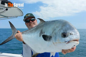Giant Permit Fish caught off of Stuart Florida