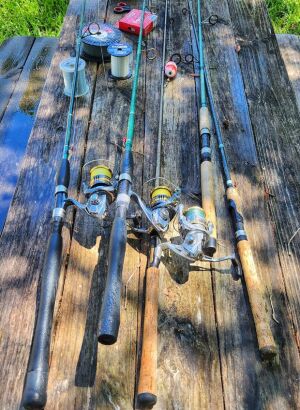 Capt. William Toney's inshore fishing rods and reels