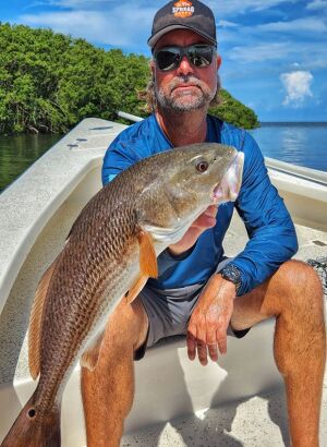 homosassa redfish caught fishing in August by William Toney