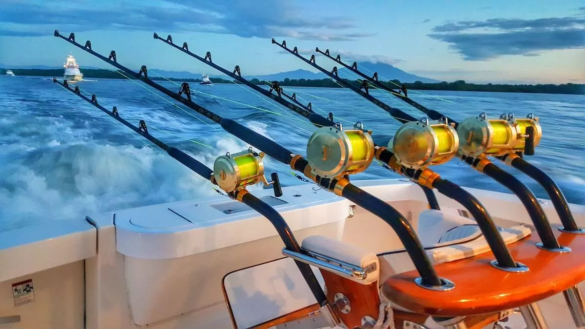 marlin fishing rods and reels in the rocket launcher
