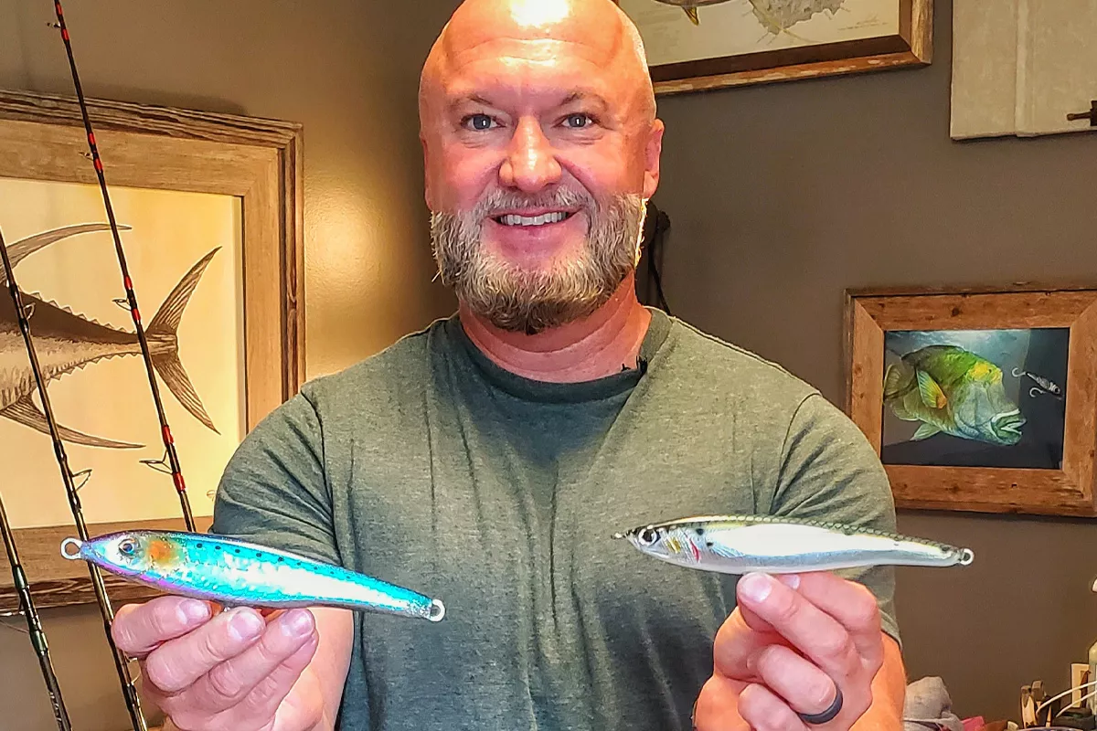 Seth Hartwick teaching the fishing course on Sub Surface Lures for Yellowfin Tuna Fishing