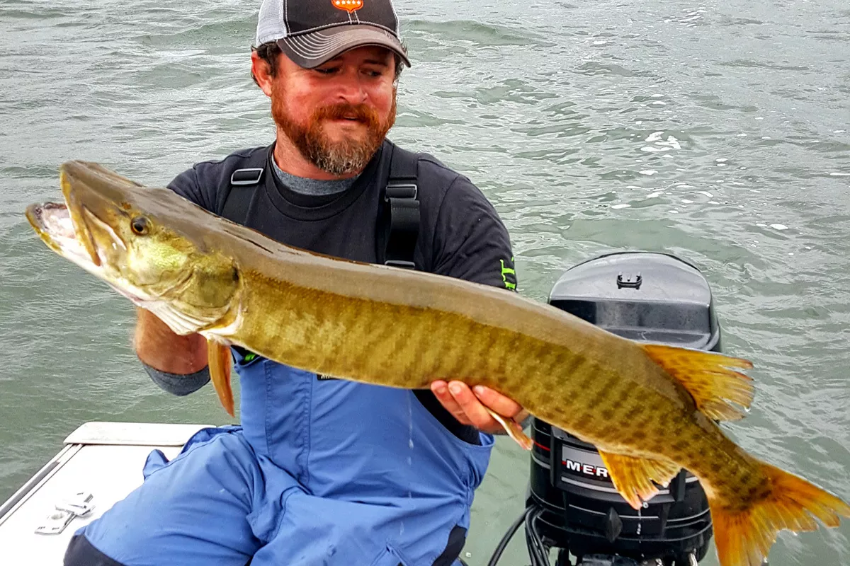 Cory Allen leads course on Bottom Fishing Musky with Live Suckers