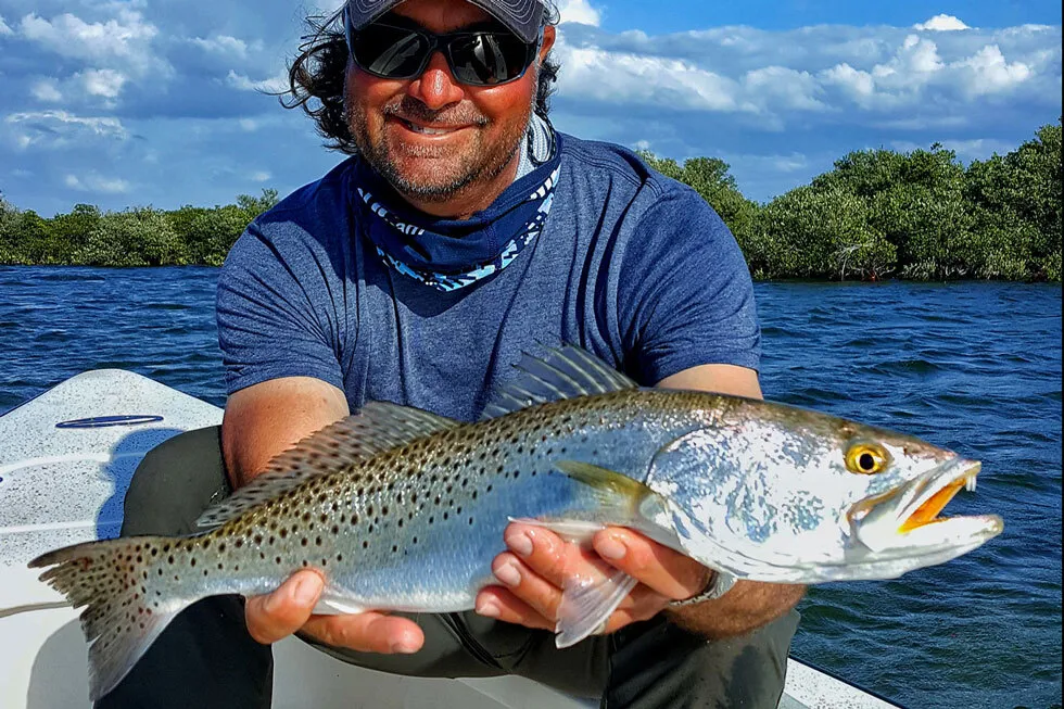 Winter Seatrout caught Fishing Homosassa Florida by William Toney
