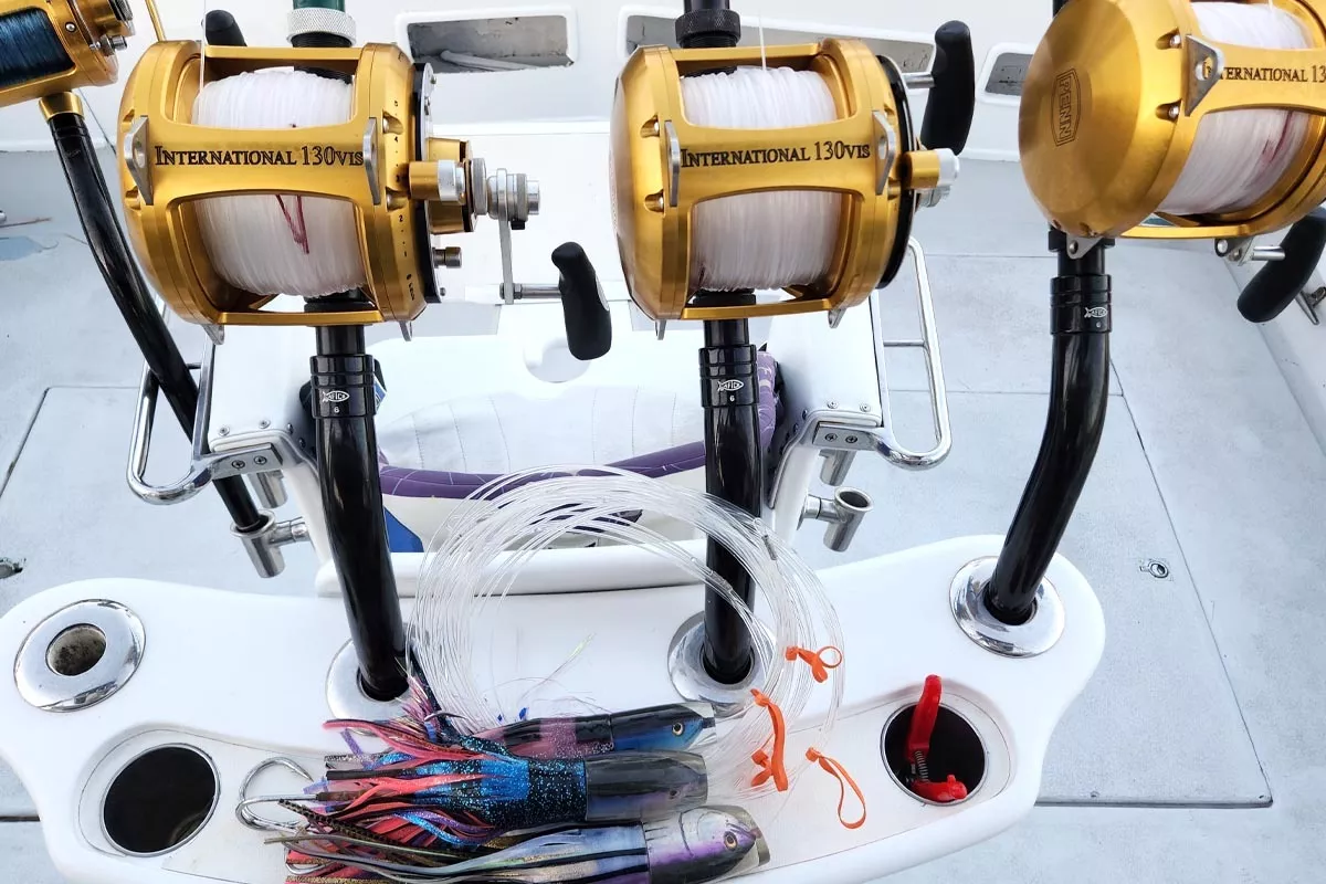 trolling tackle for deep sea fishing