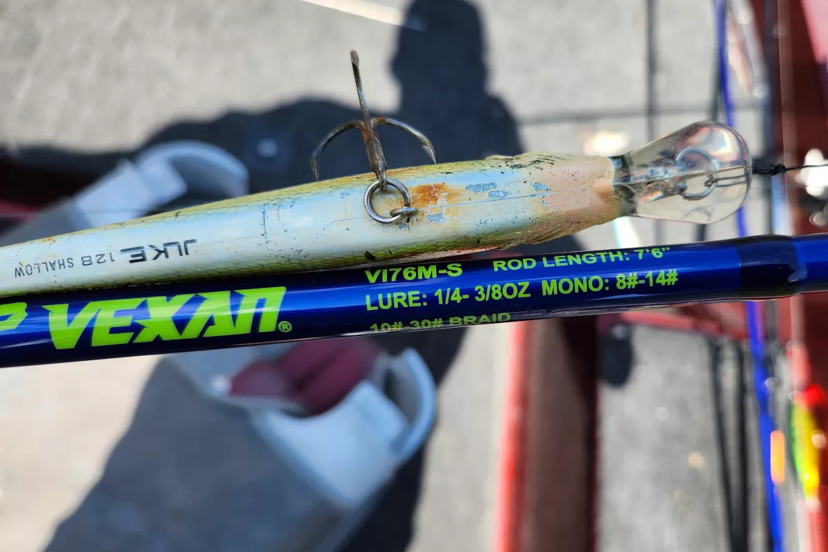 vexan fishing rod for muskie