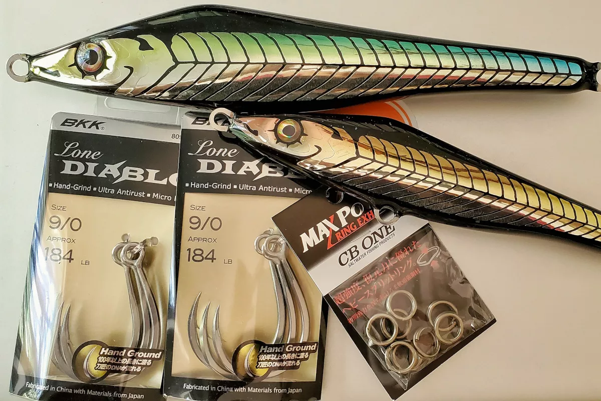 siren seductress sinking stickbait for giant trevally