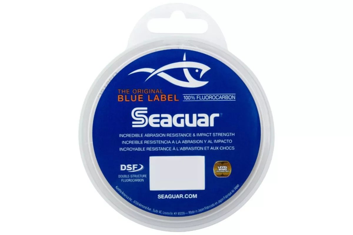 Seaguar blue label fluorocarbon leader for permit fishing