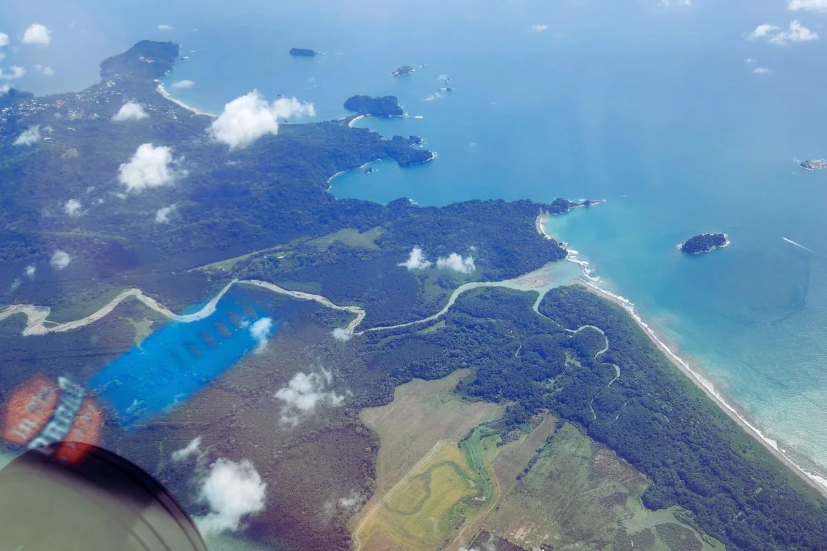 Creek Mouth Thermal Refuge - Aerial View