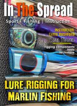 Marlin Fishing Lures layed put for rigging and Terminal Connections