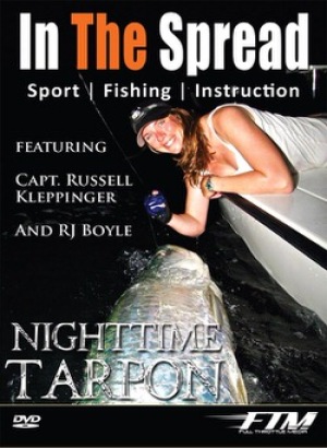 Tarpon caught by girl Fishing at Night off of Miami