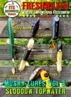 Topwater Musky Lures favored by Cory Allen