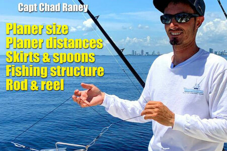 In-Line or Wind-On Planer Fishing - Learn How to Run Them with In The Spread fishing courses