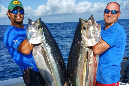  Chunking Yellowfin Tuna fishing course being taught