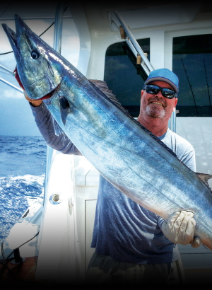 big wahoo caught in the Dominican Republic