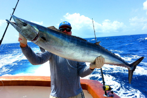 wahoo caught High Speed Trolling in the Dominican Republic by RJ Boyle for In The Spread