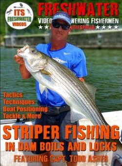 In The Spread promotional poster for Striper Fishing Dam Boils and Locks for Stripers