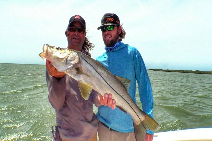 big Homosassa snook caught on 5.5 inch jerkbait