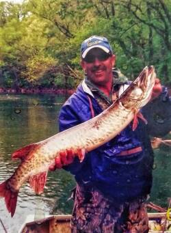 Muskie Fishing - The Collins River with Dwayne Hickey