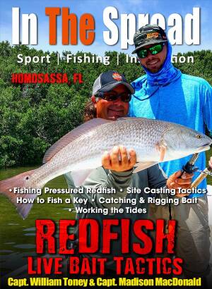 Live Bait for Pressured Redfish with Capt. William Toney fishing course promo poster