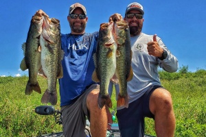 big bass in central Florida caught by In The Spread instructor Nick Kefalides