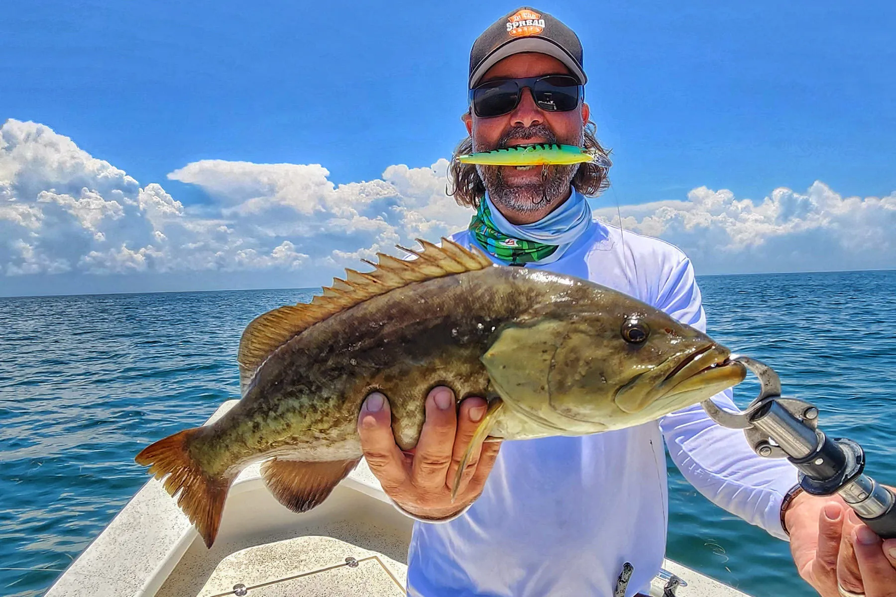 Homosassa Inshore Fishing owner Capt. William Toney catches grouper on casting lures