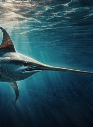 swordfish caught during the day in Cozumel