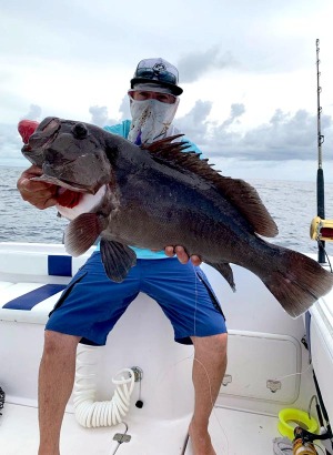 the reward of wreck fishing for grouper in south florida