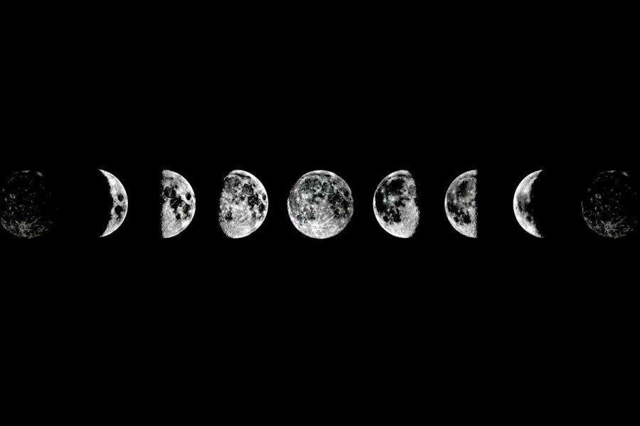 moon phases effect ocean tidal flows