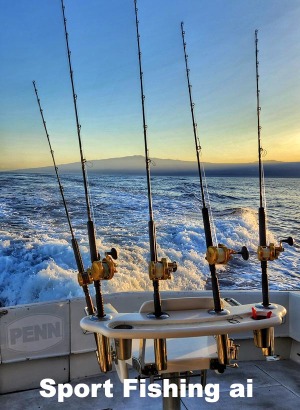 sonar screen on sportfishing yacht with ai overlay