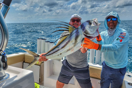 Osa Peninsula Costa Rica roosterfish caught with Mike Hennessy on Colio Sportfishing