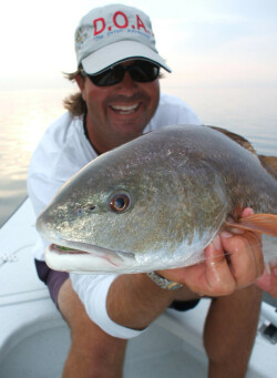 summer redfish caught with captain william toney