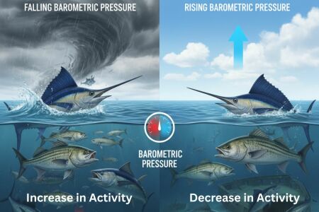 barometric pressure on gamefish