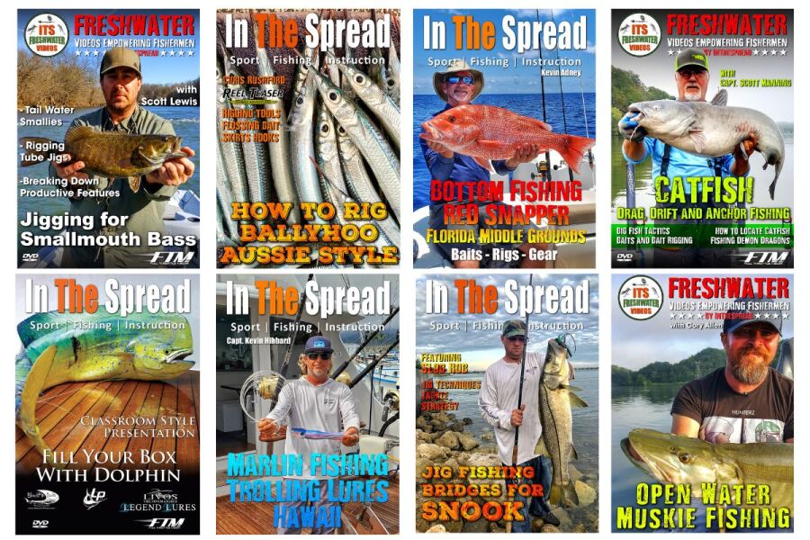 In The Spread instructional fishing video covers hero image