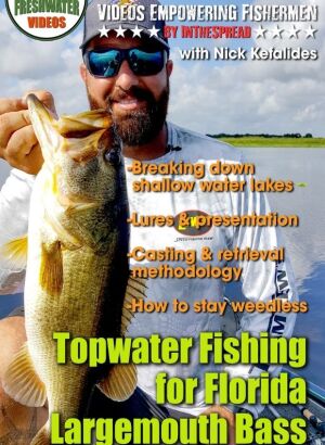 Florida largemouth bass caught Top Water Fishing