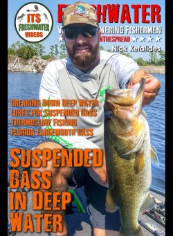 Nick Kefalides fishing course on suspended bass in deep water